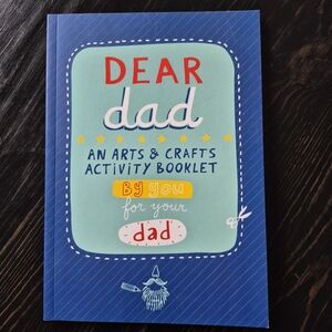 Dear Dad Blue Arts & Crafts Activity Booklet